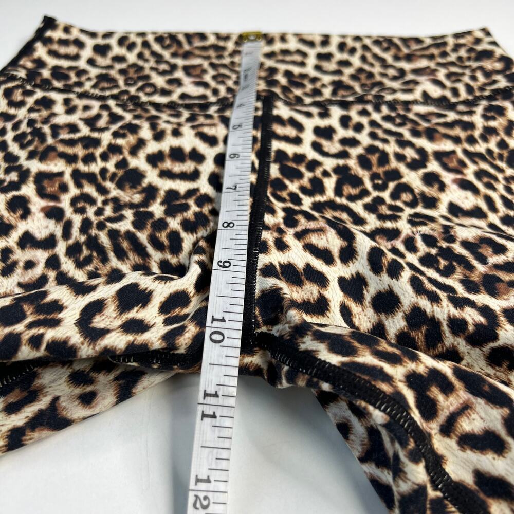 ZYIA Active Brilliant Leopard Animal Print Scrunch Booty Shaping Leggings Sz 6-8 - Picture 7 of 11